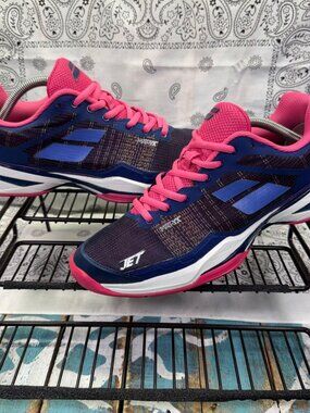 Babolat Jet Mach II Matryx All Court Tennis/Pickleball Pink/Blue Womans 9.5